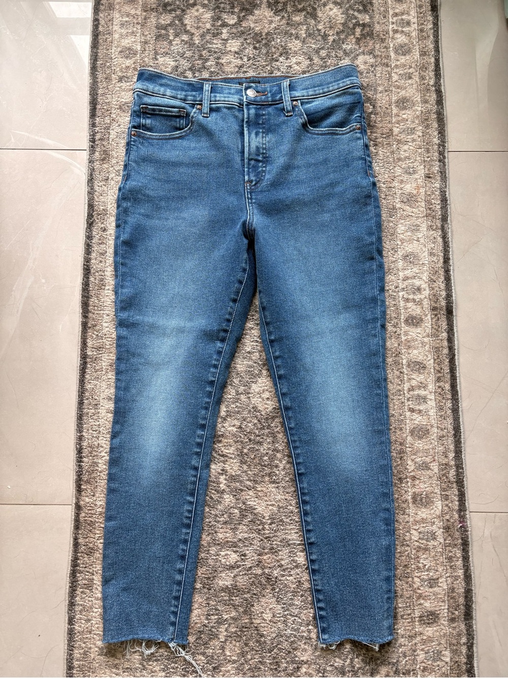 Express Women’s Skinny Jeans in Blue Wash